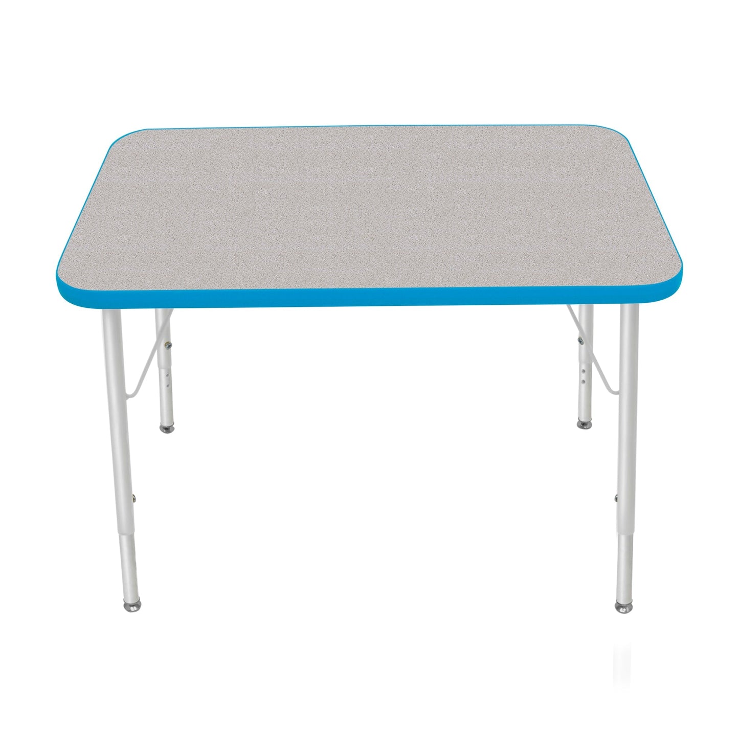 Mahar Creative Colors Small Rectangle Activity Table (24"W x 36"L x 22-30"H) - SALE