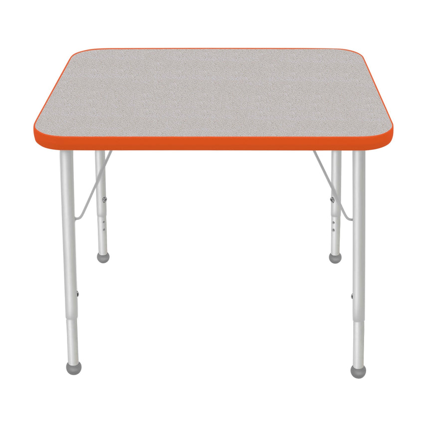 Mahar Creative Colors Small Rectangle Activity Table Preschool Height Adjustable Legs 36"W x 24"D x 17" - 25"H (MHR - 2436LO) - SchoolOutlet