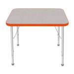 Mahar Creative Colors Small Rectangle Activity Table Preschool Height Adjustable Legs 36