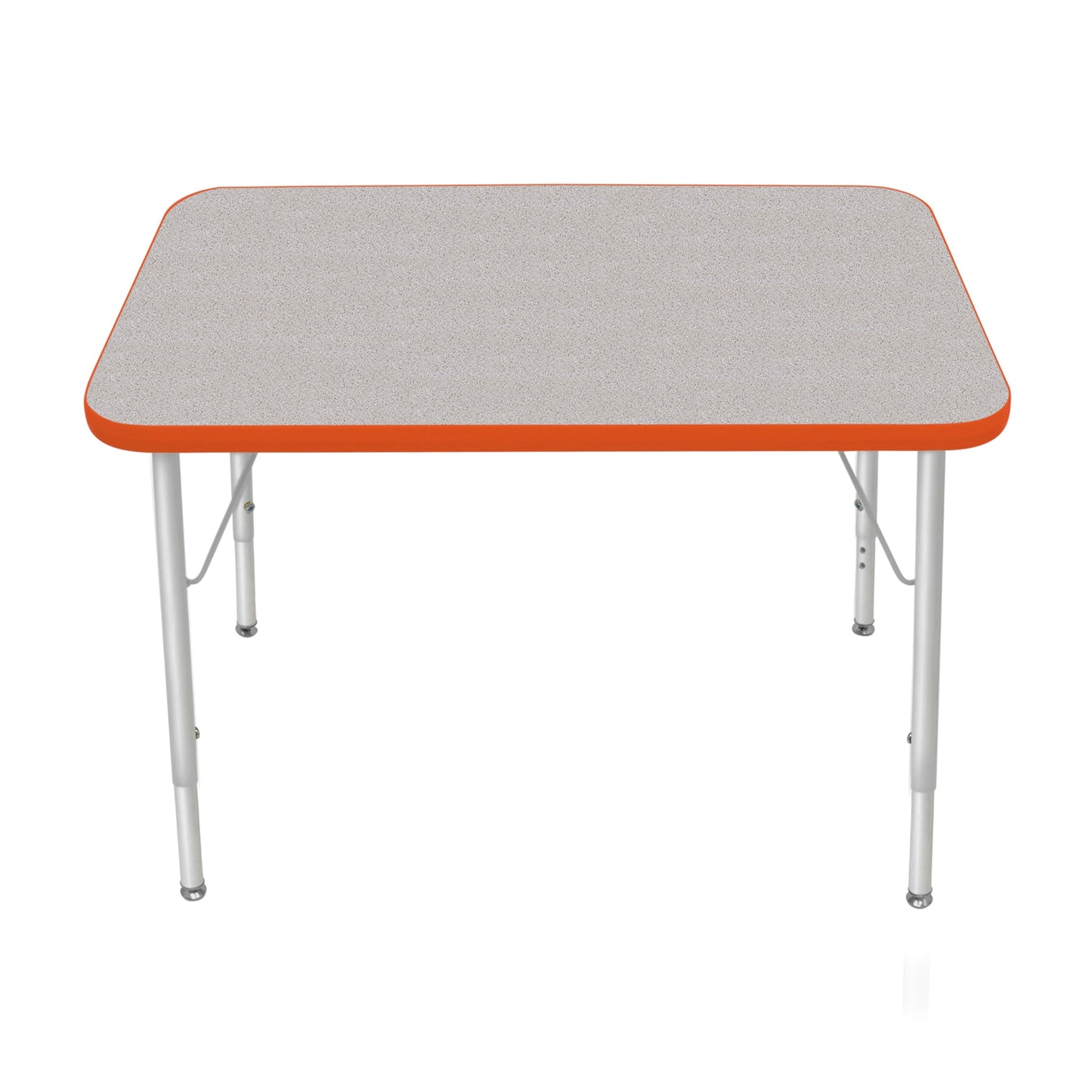 Mahar Creative Colors Small Rectangle Activity Table Preschool Height Adjustable Legs 36"W x 24"D x 17" - 25"H (MHR - 2436LO) - SchoolOutlet