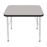 Mahar Creative Colors Small Rectangle Activity Table Preschool Height Adjustable Legs 36