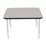 Mahar Creative Colors Small Rectangle Activity Table Preschool Height Adjustable Legs 36