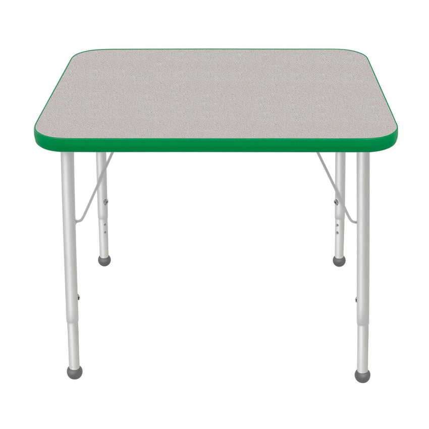 Mahar Creative Colors Small Rectangle Activity Table Preschool Height Adjustable Legs 36"W x 24"D x 17" - 25"H (MHR - 2436LO) - SchoolOutlet