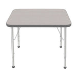 Mahar Creative Colors Small Rectangle Activity Table Preschool Height Adjustable Legs 36