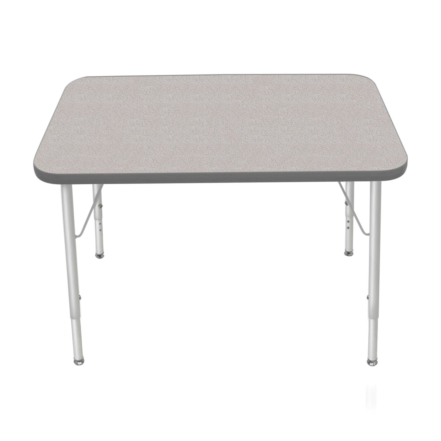 Mahar Creative Colors Small Rectangle Activity Table Preschool Height Adjustable Legs 36"W x 24"D x 17" - 25"H (MHR - 2436LO) - SchoolOutlet