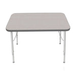 Mahar Creative Colors Small Rectangle Activity Table Preschool Height Adjustable Legs 36