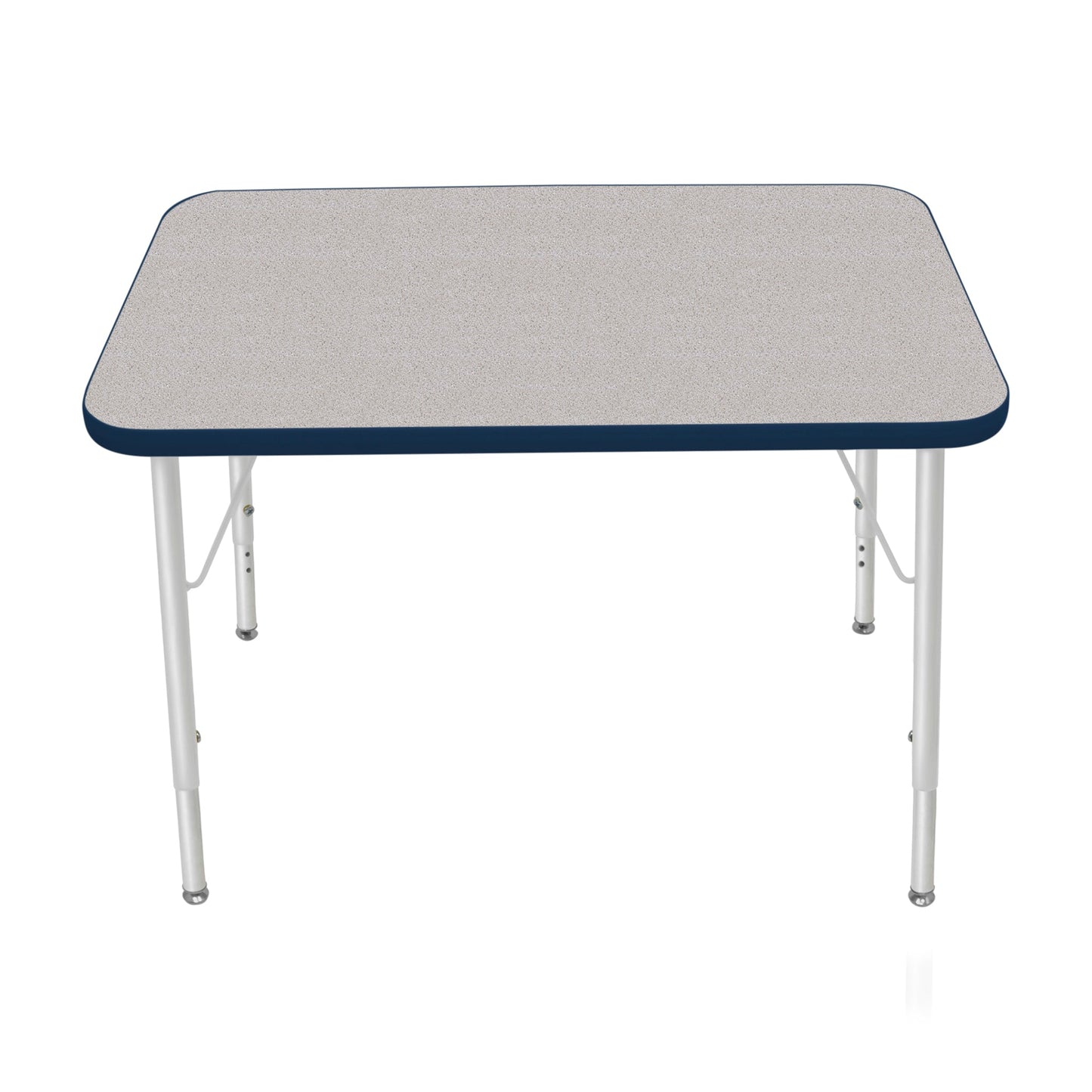 Mahar Creative Colors Small Rectangle Activity Table Preschool Height Adjustable Legs 36"W x 24"D x 17" - 25"H (MHR - 2436LO) - SchoolOutlet
