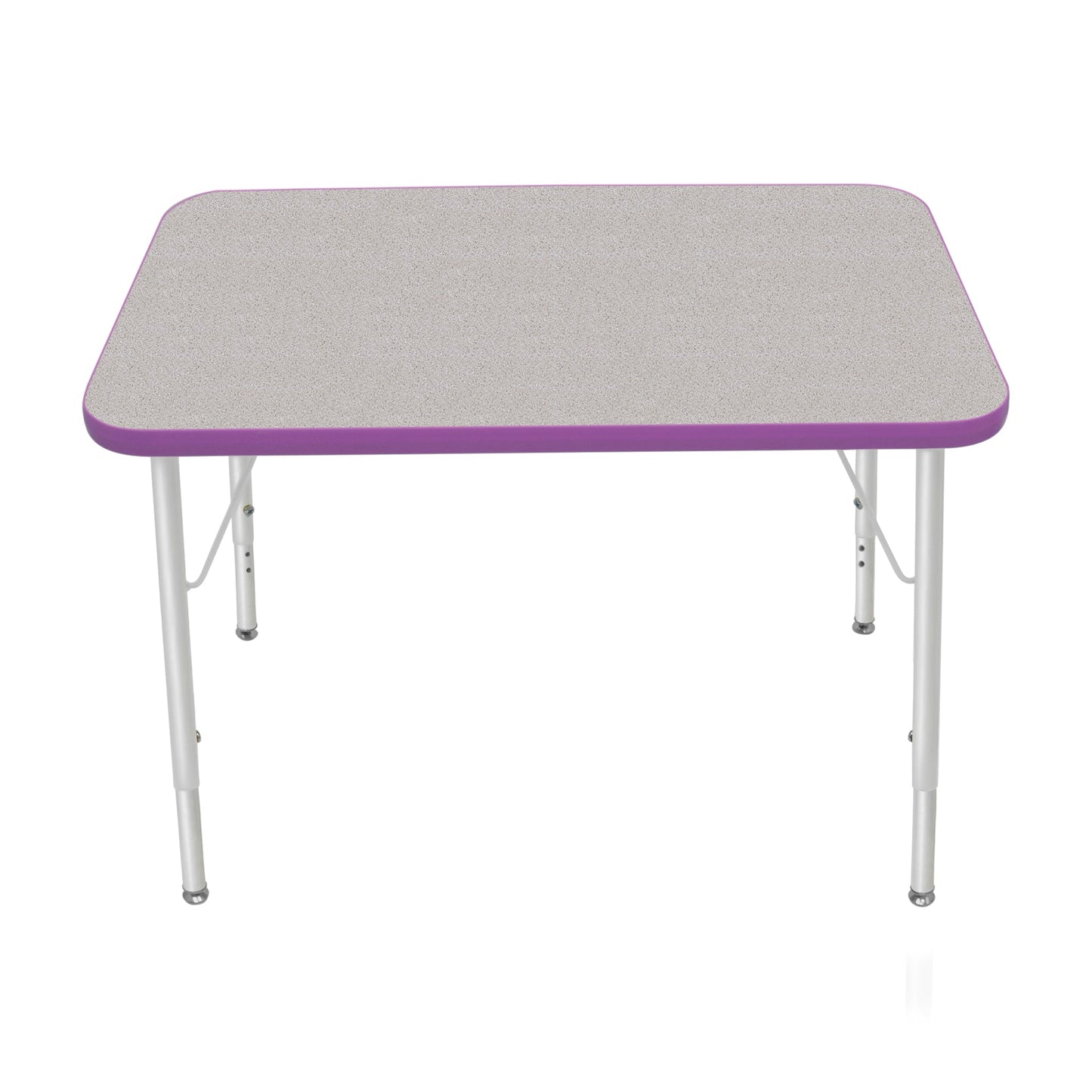 Mahar Creative Colors Small Rectangle Activity Table Preschool Height Adjustable Legs 36"W x 24"D x 17" - 25"H (MHR - 2436LO) - SchoolOutlet