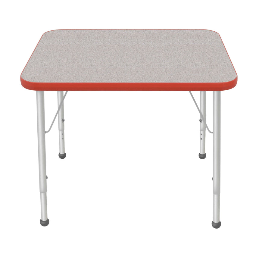 Mahar Creative Colors Small Rectangle Activity Table Preschool Height Adjustable Legs 36"W x 24"D x 17" - 25"H (MHR - 2436LO) - SchoolOutlet