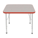 Mahar Creative Colors Small Rectangle Activity Table Preschool Height Adjustable Legs 36