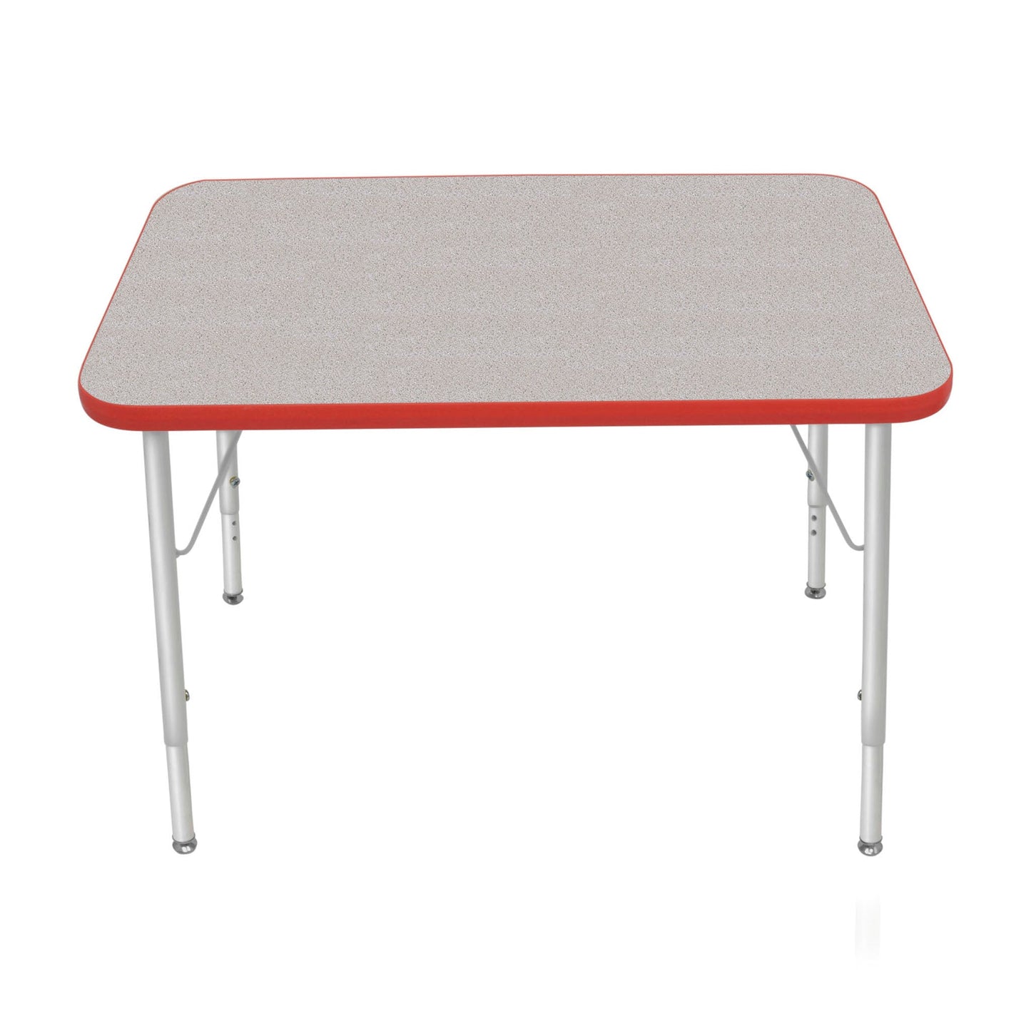 Mahar Creative Colors Small Rectangle Activity Table Preschool Height Adjustable Legs 36"W x 24"D x 17" - 25"H (MHR - 2436LO) - SchoolOutlet