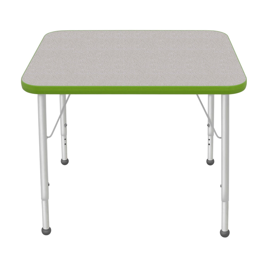 Mahar Creative Colors Small Rectangle Activity Table Preschool Height Adjustable Legs 36"W x 24"D x 17" - 25"H (MHR - 2436LO) - SchoolOutlet