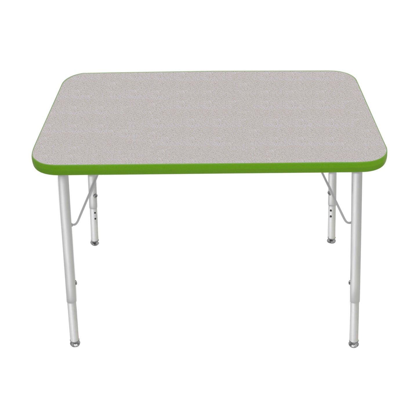 Mahar Creative Colors Small Rectangle Activity Table Preschool Height Adjustable Legs 36"W x 24"D x 17" - 25"H (MHR - 2436LO) - SchoolOutlet