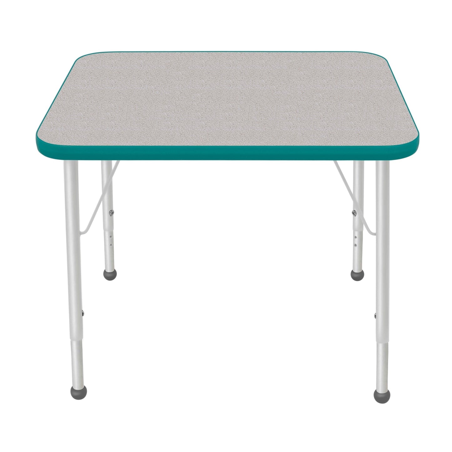 Mahar Creative Colors Small Rectangle Activity Table Preschool Height Adjustable Legs 36"W x 24"D x 17" - 25"H (MHR - 2436LO) - SchoolOutlet