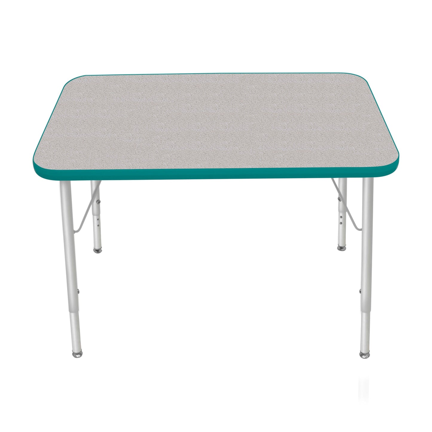 Mahar Creative Colors Small Rectangle Activity Table Preschool Height Adjustable Legs 36"W x 24"D x 17" - 25"H (MHR - 2436LO) - SchoolOutlet
