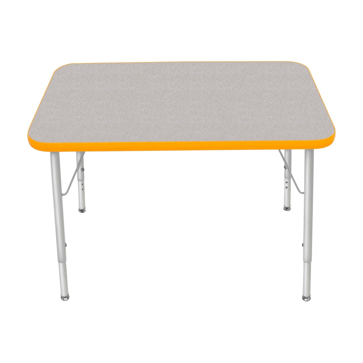 Mahar Creative Colors Small Rectangle Activity Table Preschool Height Adjustable Legs 36"W x 24"D x 17" - 25"H (MHR - 2436LO) - SchoolOutlet