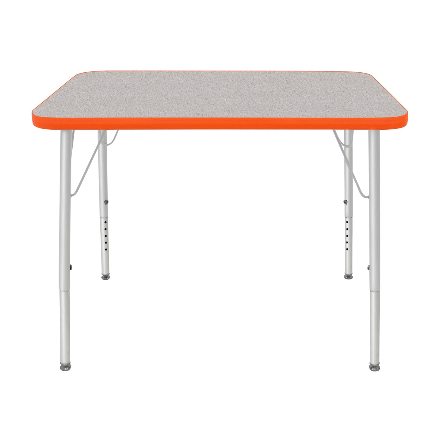 Mahar Creative Colors Small Rectangle Activity Table Preschool Height Adjustable Legs 48"W x 24"D x 17" - 25"H (MHR - 2448LO) - SchoolOutlet
