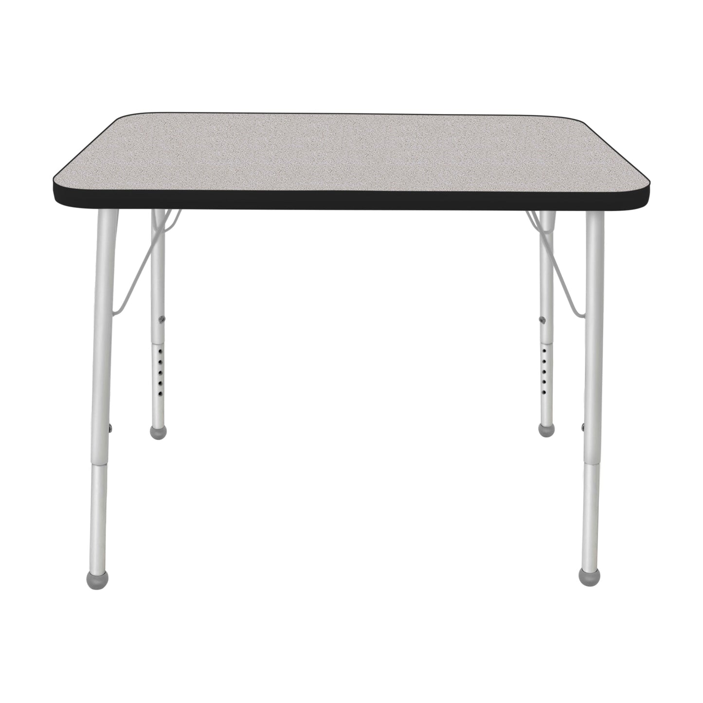 Mahar Creative Colors Small Rectangle Activity Table Preschool Height Adjustable Legs 48"W x 24"D x 17" - 25"H (MHR - 2448LO) - SchoolOutlet