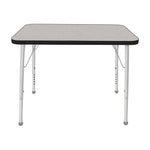 Mahar Creative Colors Small Rectangle Activity Table Preschool Height Adjustable Legs 48