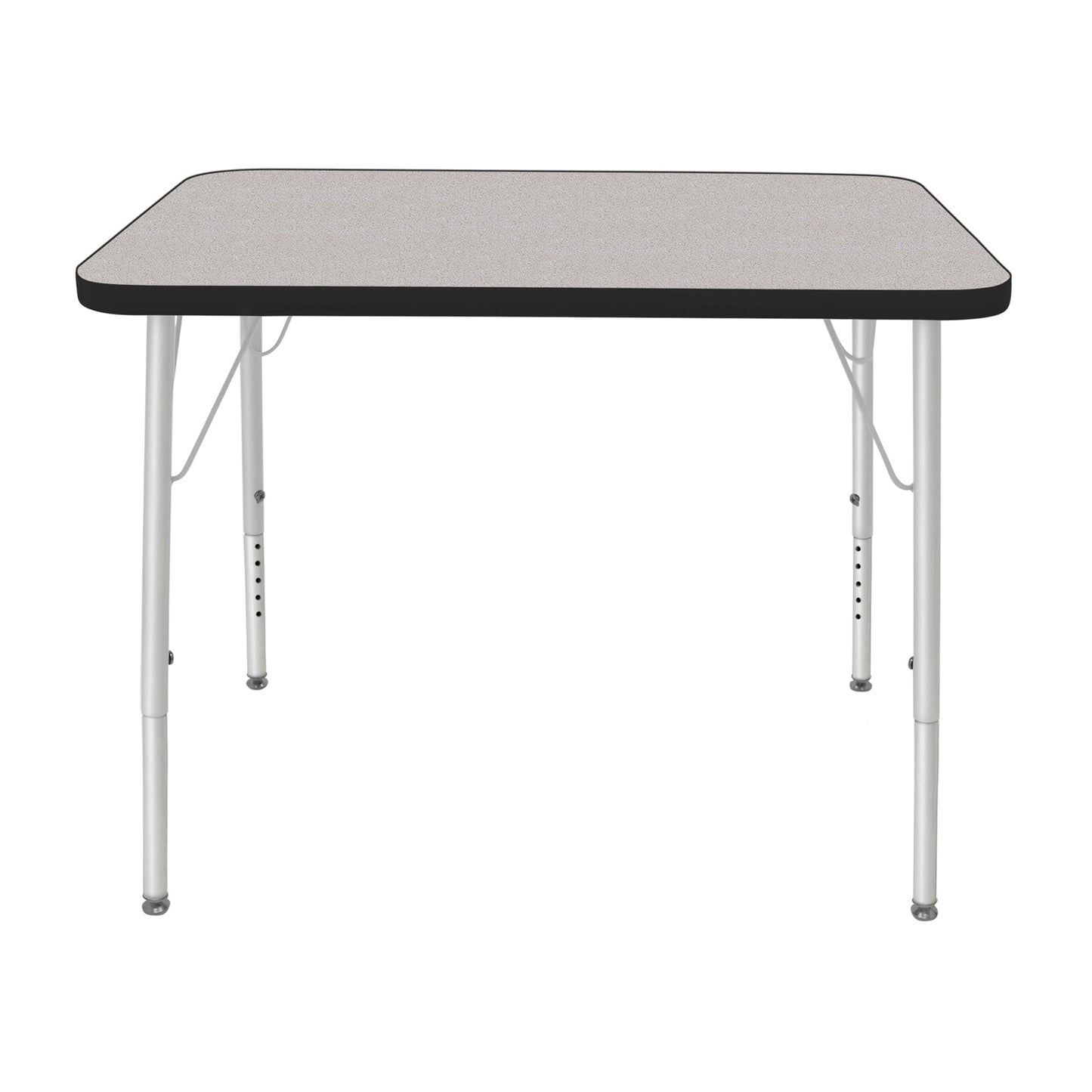 Mahar Creative Colors Small Rectangle Activity Table Preschool Height Adjustable Legs 48"W x 24"D x 17" - 25"H (MHR - 2448LO) - SchoolOutlet