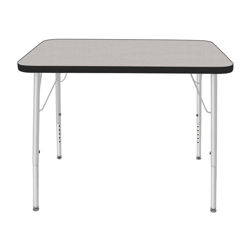 Mahar Creative Colors Small Rectangle Activity Table Preschool Height Adjustable Legs 48"W x 24"D x 17" - 25"H (MHR - 2448LO) - SchoolOutlet