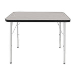 Mahar Creative Colors Small Rectangle Activity Table Preschool Height Adjustable Legs 48
