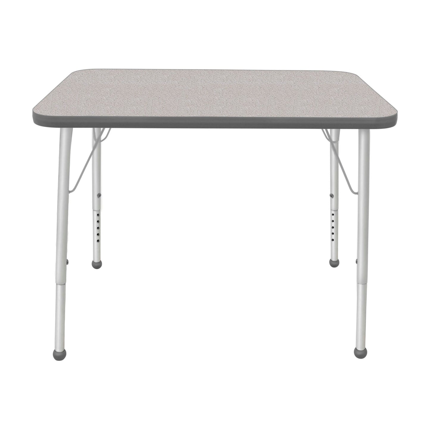 Mahar Creative Colors Small Rectangle Activity Table Preschool Height Adjustable Legs 48"W x 24"D x 17" - 25"H (MHR - 2448LO) - SchoolOutlet