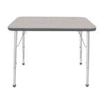 Mahar Creative Colors Small Rectangle Activity Table Preschool Height Adjustable Legs 48