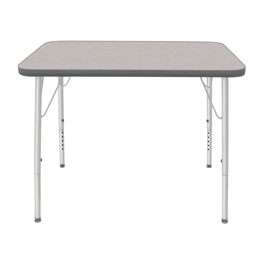 Mahar Creative Colors Small Rectangle Activity Table Preschool Height Adjustable Legs 48"W x 24"D x 17" - 25"H (MHR - 2448LO) - SchoolOutlet