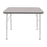Mahar Creative Colors Small Rectangle Activity Table Preschool Height Adjustable Legs 48