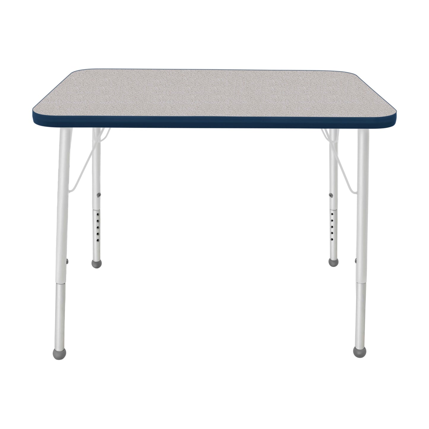 Mahar Creative Colors Small Rectangle Activity Table Preschool Height Adjustable Legs 48"W x 24"D x 17" - 25"H (MHR - 2448LO) - SchoolOutlet
