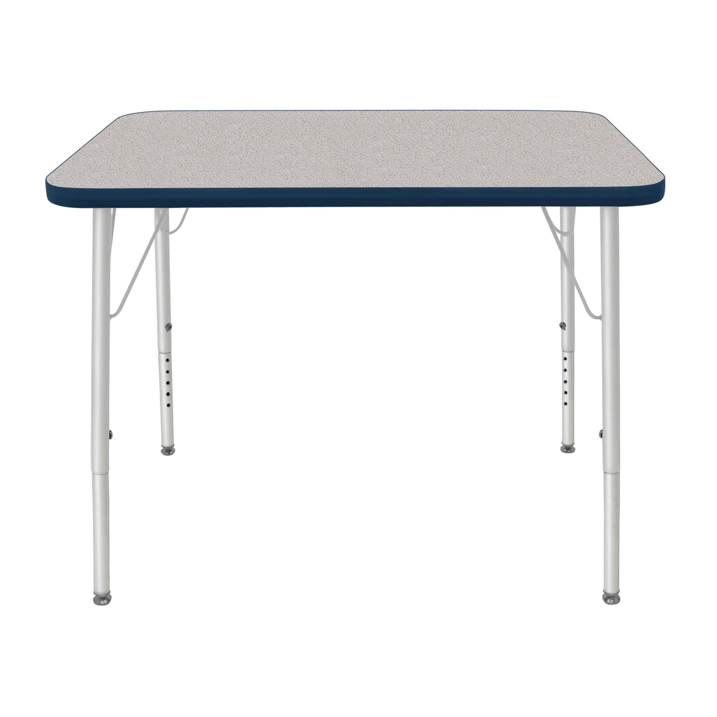 Mahar Creative Colors Small Rectangle Activity Table Preschool Height Adjustable Legs 48"W x 24"D x 17" - 25"H (MHR - 2448LO) - SchoolOutlet