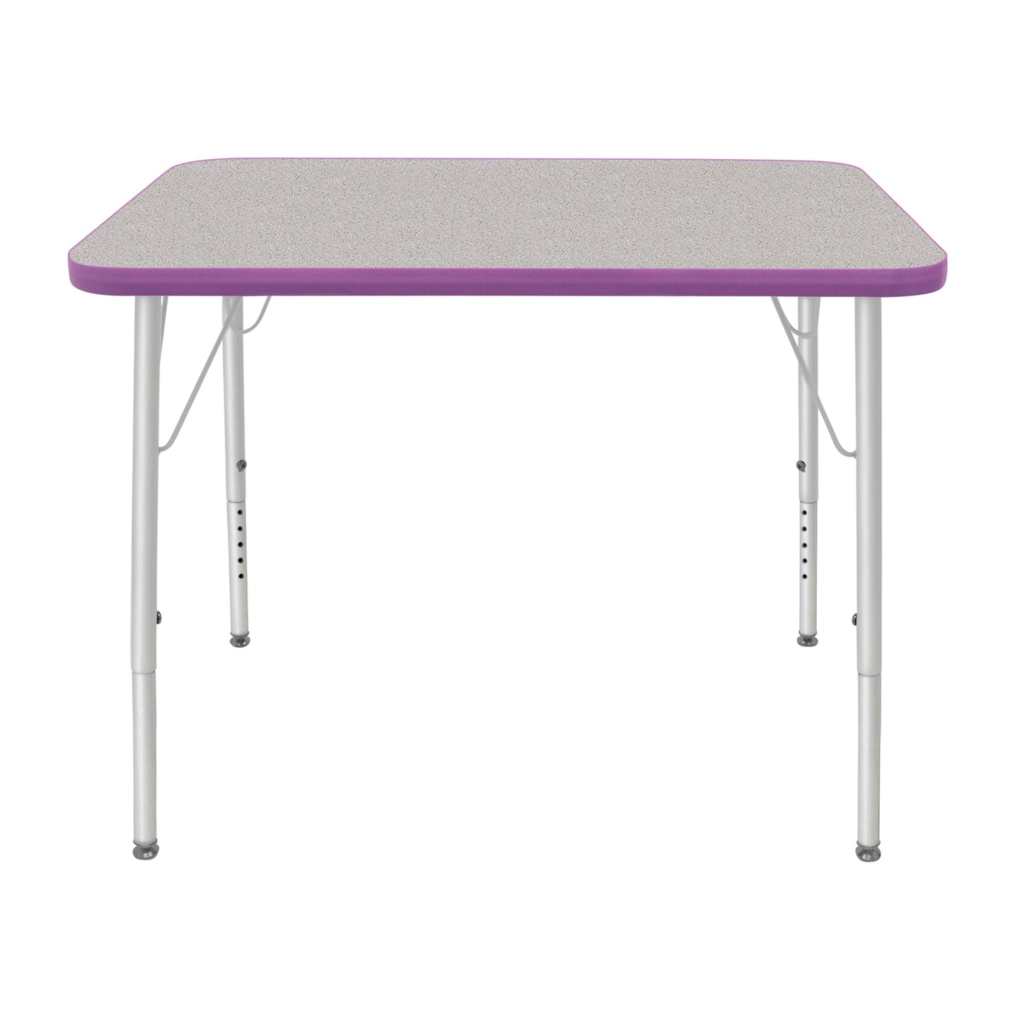 Mahar Creative Colors Small Rectangle Activity Table Preschool Height Adjustable Legs 48"W x 24"D x 17" - 25"H (MHR - 2448LO) - SchoolOutlet
