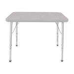 Mahar Creative Colors Small Rectangle Activity Table Preschool Height Adjustable Legs 48