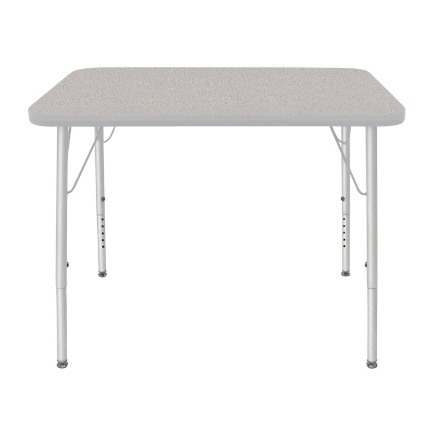 Mahar Creative Colors Small Rectangle Activity Table Preschool Height Adjustable Legs 48"W x 24"D x 17" - 25"H (MHR - 2448LO) - SchoolOutlet