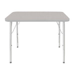 Mahar Creative Colors Small Rectangle Activity Table Preschool Height Adjustable Legs 48