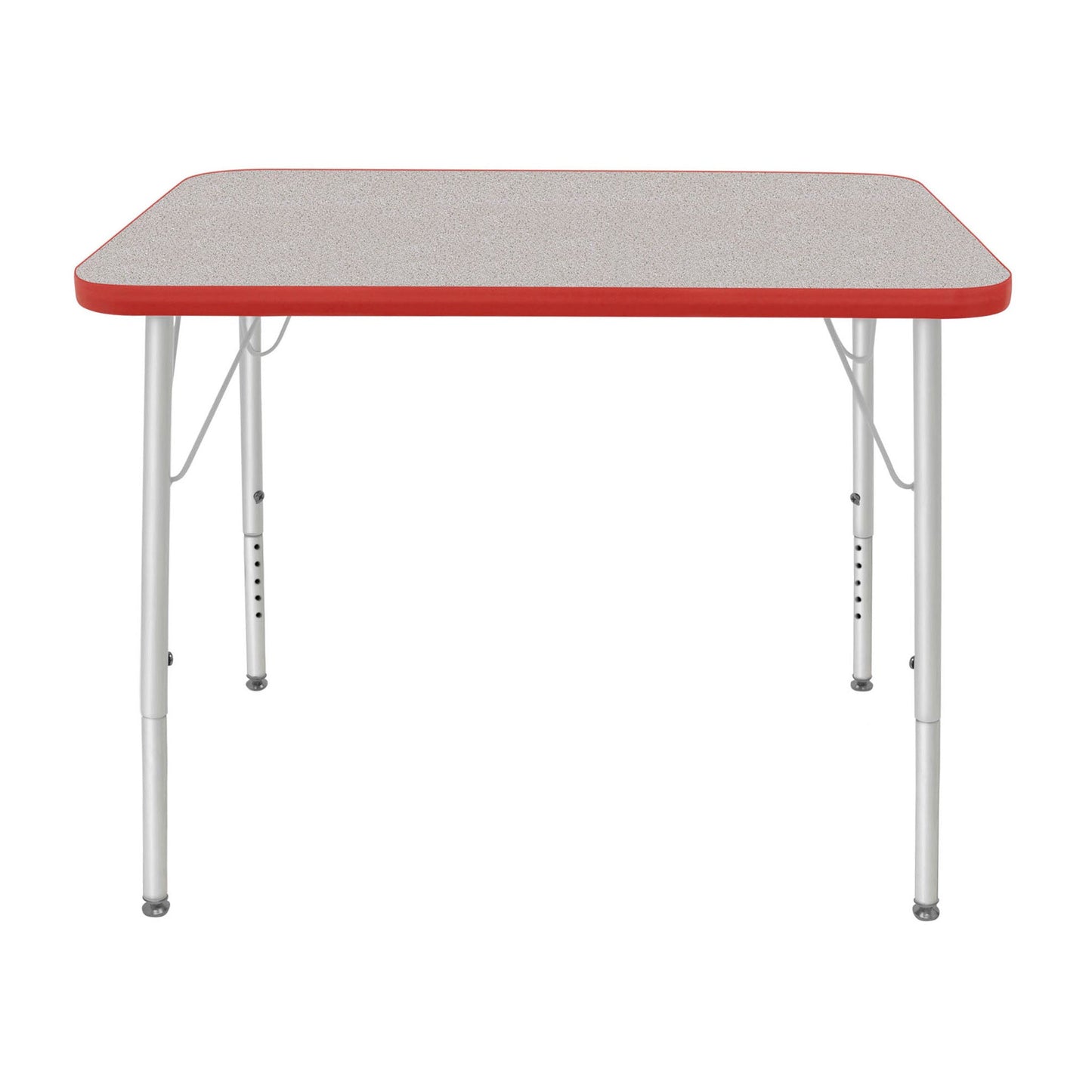Mahar Creative Colors Small Rectangle Activity Table Preschool Height Adjustable Legs 48"W x 24"D x 17" - 25"H (MHR - 2448LO) - SchoolOutlet