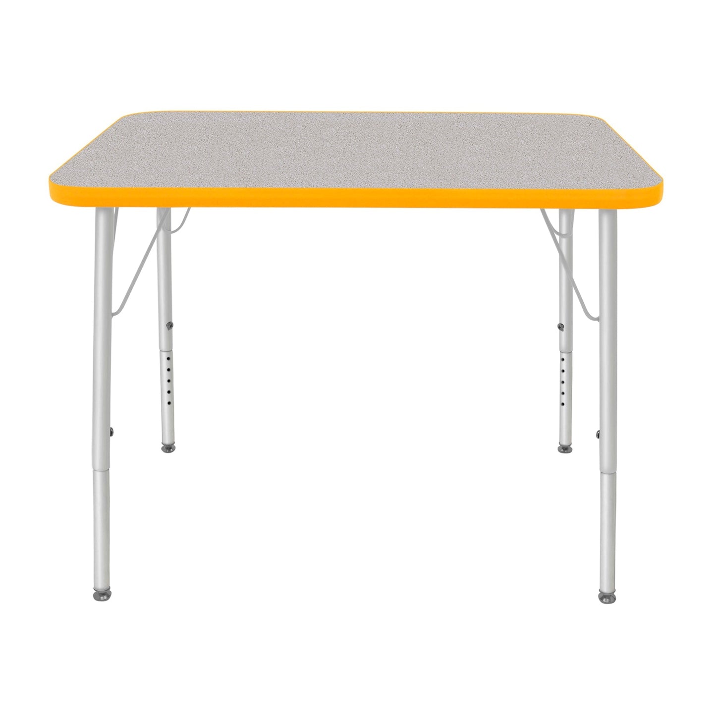 Mahar Creative Colors Small Rectangle Activity Table Preschool Height Adjustable Legs 48"W x 24"D x 17" - 25"H (MHR - 2448LO) - SchoolOutlet