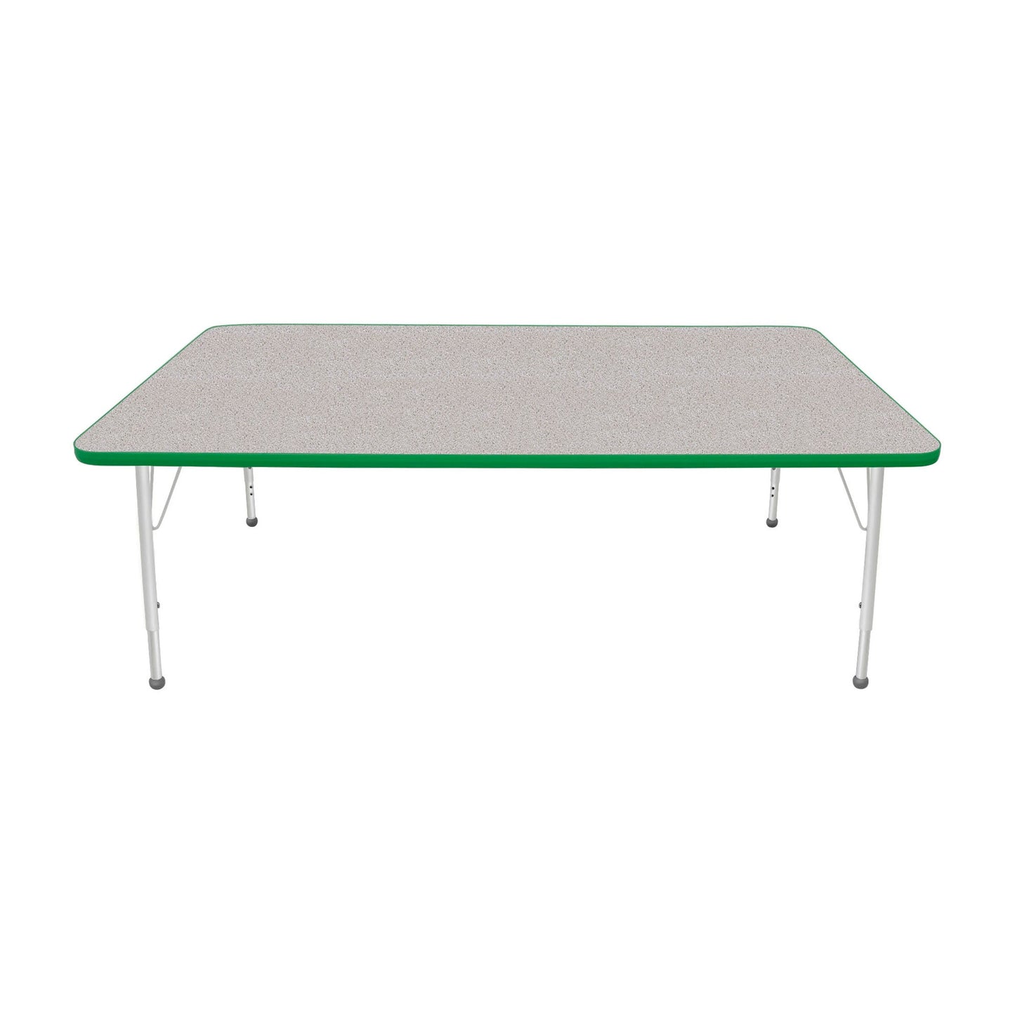 Mahar Creative Colors Rectangle Activity Table with Adjustable Height 72"W x 24"D x 21"-30"H (MHR-2472) - SchoolOutlet