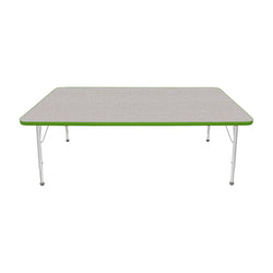Mahar Creative Colors Rectangle Activity Table with Adjustable Height 72"W x 24"D x 21"-30"H (MHR-2472)