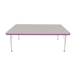 Mahar Creative Colors Rectangle Activity Table with Adjustable Height 72