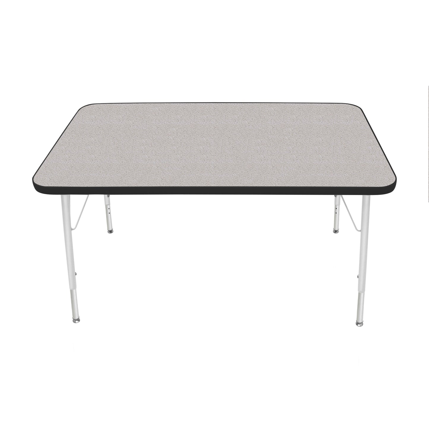 Mahar Creative Colors Small Rectangle Activity Table Preschool Height Adjustable Legs 48"W x 30"D x 17" - 25"H (MHR-3048LO)
