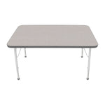 Mahar Creative Colors Small Rectangle Activity Table Preschool Height Adjustable Legs 48