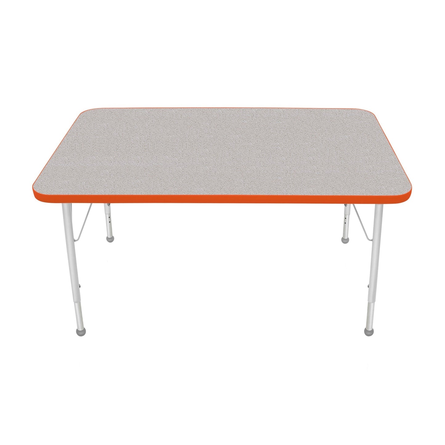 Mahar Creative Colors Small Rectangle Activity Table Preschool Height Adjustable Legs 48"W x 30"D x 17" - 25"H (MHR - 3048LO) - SchoolOutlet