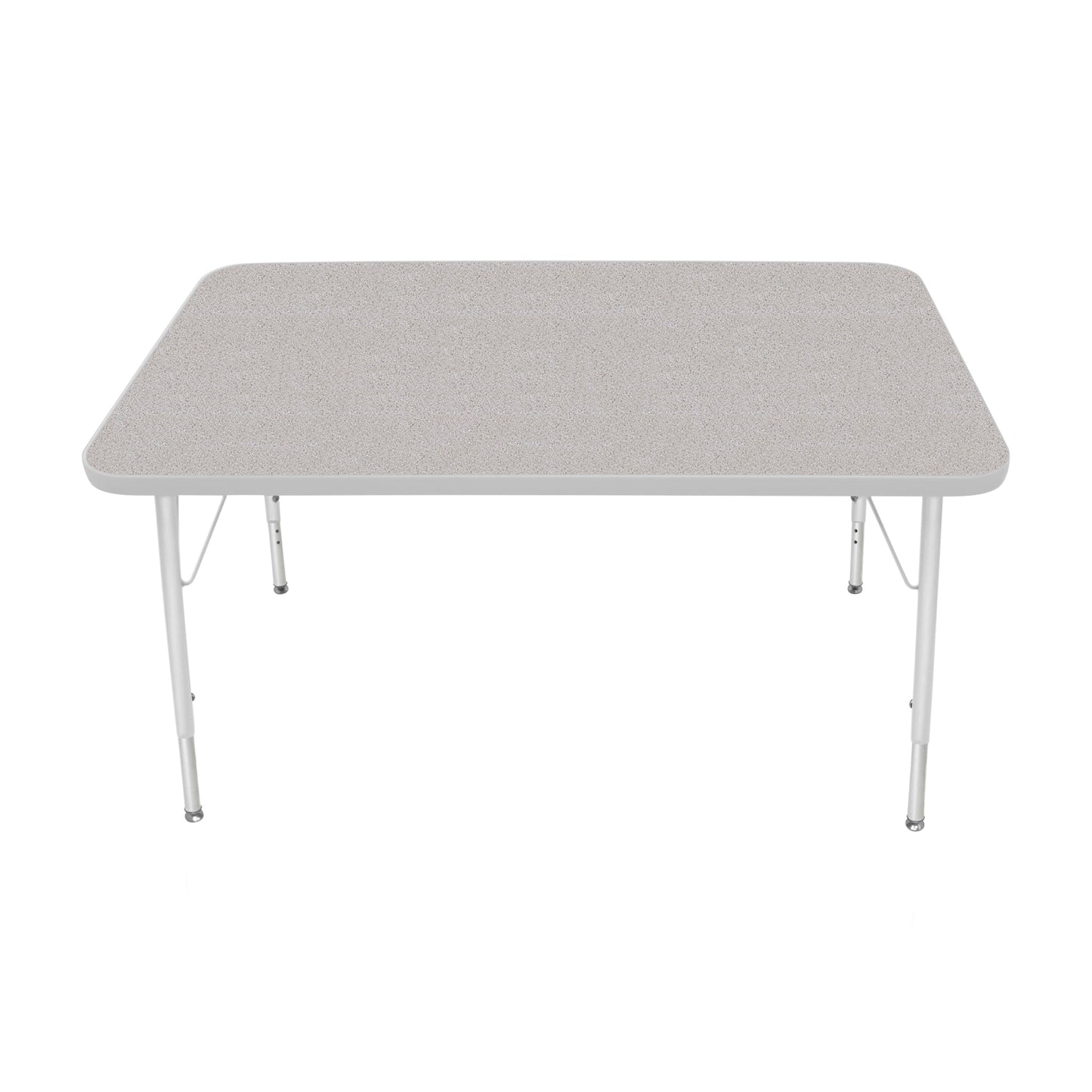 Mahar Creative Colors Small Rectangle Activity Table Preschool Height Adjustable Legs 48"W x 30"D x 17" - 25"H (MHR-3048LO)