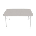 Mahar Creative Colors Small Rectangle Activity Table Preschool Height Adjustable Legs 48