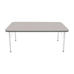 Mahar Creative Colors Large Rectangle Activity Table Preschool Height Adjustable Legs 60