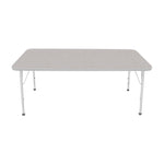 Mahar Creative Colors Large Rectangle Activity Table Preschool Height Adjustable Legs 60
