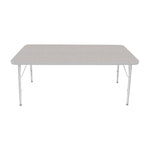 Mahar Creative Colors Large Rectangle Activity Table Preschool Height Adjustable Legs 60