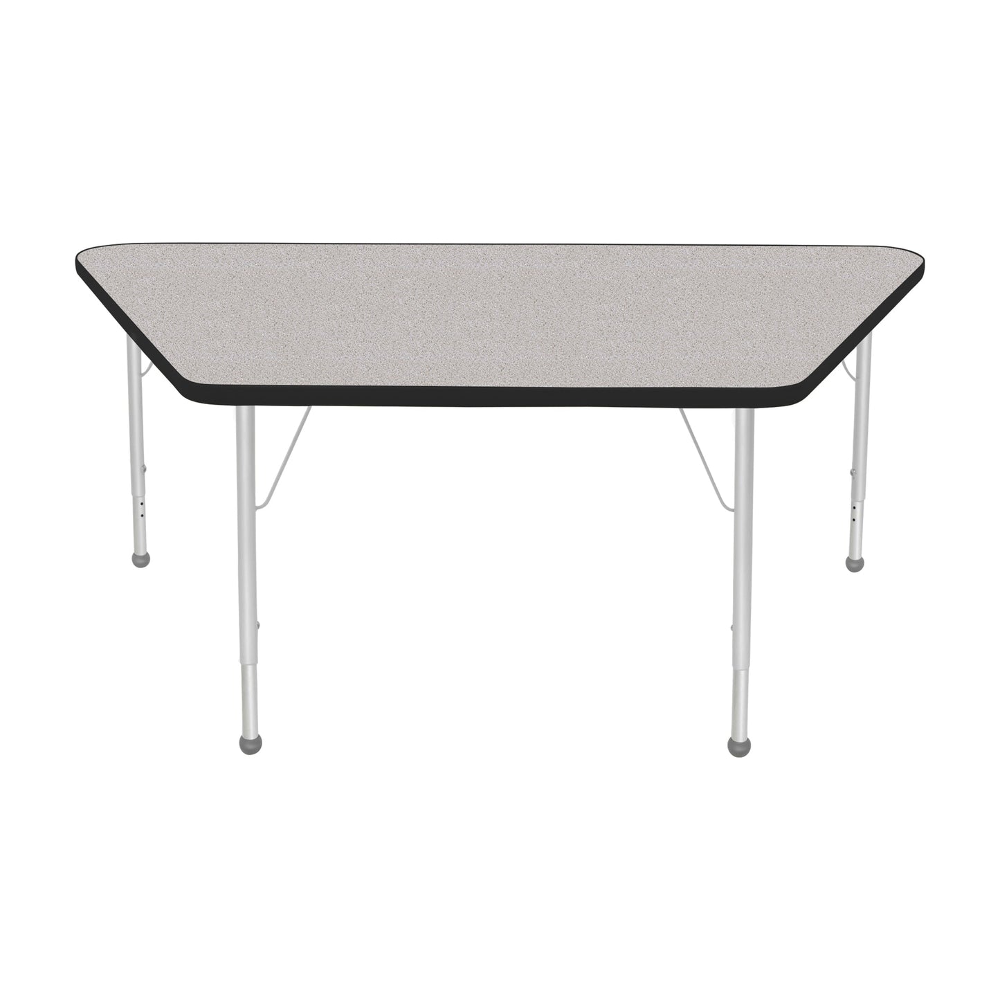 Mahar Creative Colors Large Trapezoid Activity Table Preschool Height Adjustable Legs 60"W x 30"D x 17" - 25"H (MHR-3060TLO)